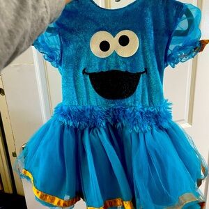 2T-3T Cookie Monster Halloween dress